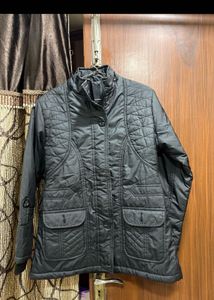Stylish Black Quilted Jacket