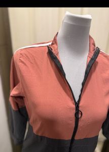 Colorblock Zip-Up Jacket