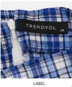 Trendydol blue plaid dress