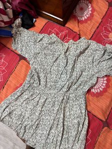 Boho Print Tiered Mini Dress