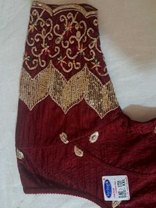 😍 खूबसूरत Maroon कलर में Embroidery Work वाला Ele