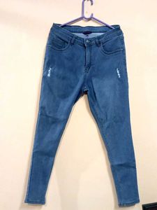 Blue slim fit jeans(toredesign)
