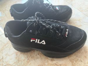 Fila Black Suede Sneakers
