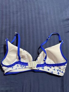 Cute Bird Print Bra