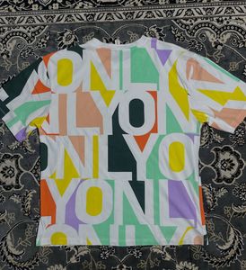 SQUARE Allover Logo Graphic Tee