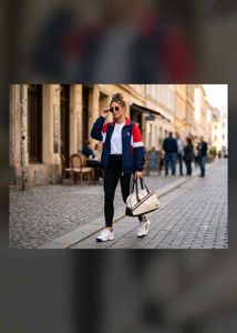 combo Fila White & Blue Shoulder Bag