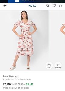 Summer 100% Cotton Dress