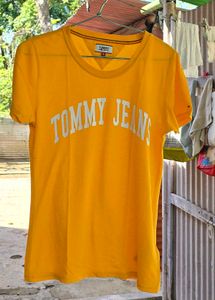 Tommy Jeans Yellow T-Shirt