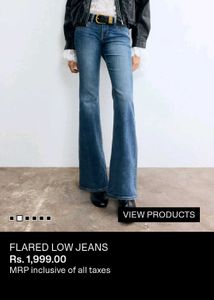 Classic Blue Flare Jeans size 8 H&amp;M