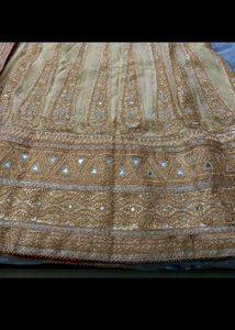 Heavy Embroidered Bridal Lehenga Set with Dupatta