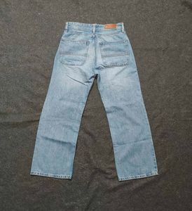 Blue Way Light Wash Wide Leg Jeans
