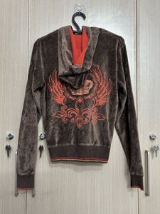 Juicy Couture Velour Zip-Up Hoodie