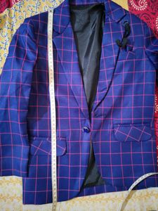 Jeet Ethics 4 Piece Checkered Party Suit With Bow