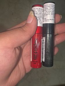 Clinique and Smashbox mascaras