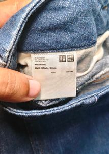 Uniqlo Blue Denim Jeans For Women