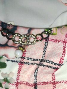 Floral Checkered Dress