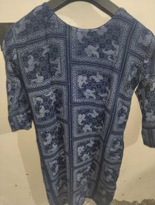 Blue Printed Kurta