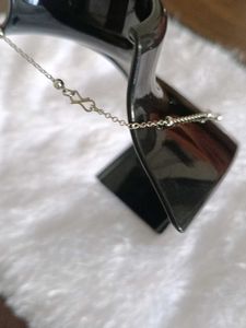 Silver colour Infinity Necklace