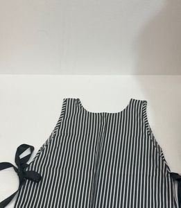 Striped Apron stylish tie up -Top