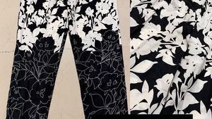 Chic Floral Print Pants