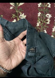 Cargo Military Black Washed 6 Pocket