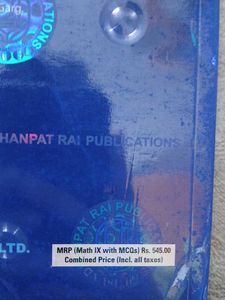 RD Sharma MCQs in Mathematics Class IX