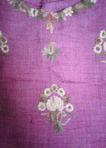 Purple Embroidered Kurta Set
