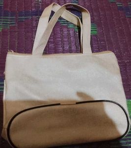 New Stylish Beige Tote Bag