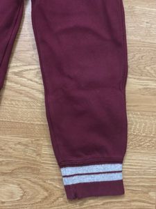 GAP Burgundy Fleece lined Jogger Pants