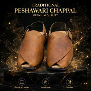 Men's Brown Genuine Leather Sandals
