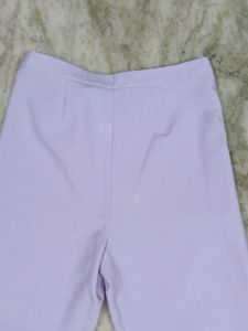 Lilac Wide Leg Trousers