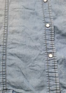 Classic Light Wash Denim Shirt