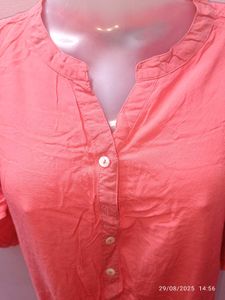 3xl Branded Coral Pink Kurta