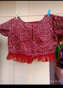 Beutiful Saree With Designer Blouse