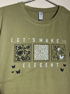 New Olive Graphic Tee