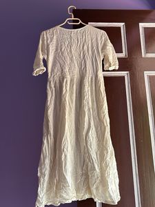 Embroidered white Kurta