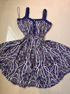 Boho Paisley Print Summer Dress