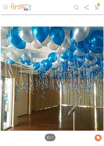 9Pcs Party Balloons Golden Latex Balloon