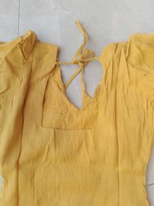 Beautiful Yellow Kurta Set with Dupatta  beautifu