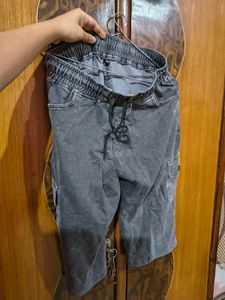 Men's Grey Cargo Shorts