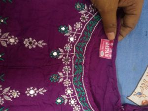 Beautiful Purple Embroidered Anarkali Gown