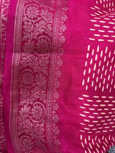 Banarasi Leheriya Silk Saree