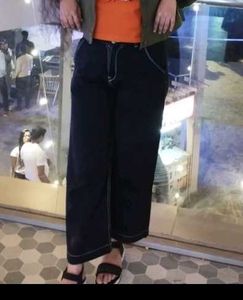 Wide leg jeans