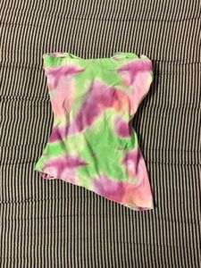 Strapless Tie-Dye top