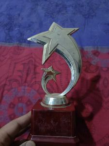 Silver Star Trophy Award