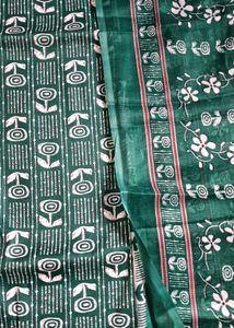 cotton green suit dress material