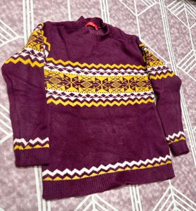 Cozy Fair Isle Knit Sweater