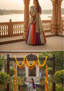 Elegant Bridal Lehenga Choli with Dupatta
