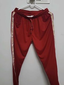 Women's Red Track Pants