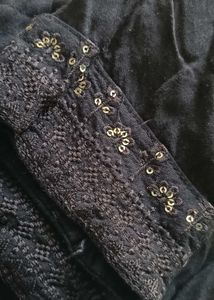 Embroidered Black Tunic